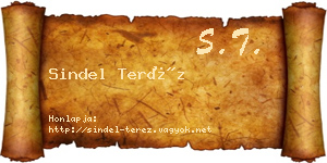 Sindel Teréz névjegykártya